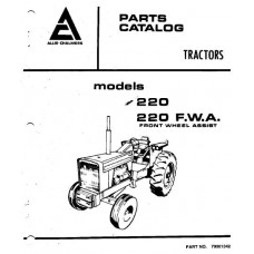 Allis-Chalmers 220 - 220 F.W.A. Parts Manual